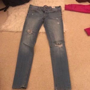 light blue jeans from hollister
